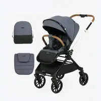 Poussette Kidilo avec Sac et Couvre-Pieds – Poignée Réversible & Roues Pivotantes 360°