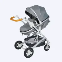 Poussette Réversible Urban Tendance avec Maxi Cosi et Sac à Langer – Gris – Mon Bébé