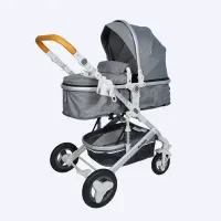 Poussette Réversible Urban Tendance avec Maxi Cosi et Sac à Langer – Gris – Mon Bébé