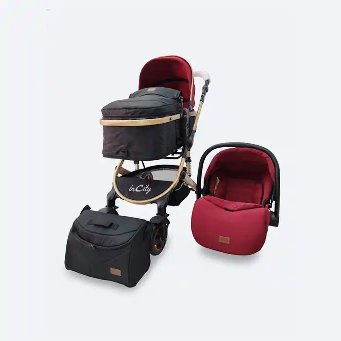 Système Voyage 3-en-1 "inCity Mall" – Nacelle, Siège Auto et Poussette