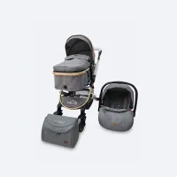 Système Voyage 3-en-1 "inCity Mall" – Nacelle, Siège Auto et Poussette