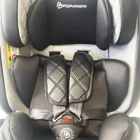 Siège Auto Évolutif Popypapa G406 – Isofix 360° | Naissance à 12 ans | Tissu respirant & Cuir