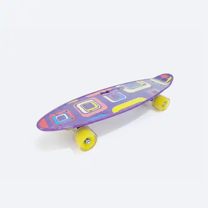 Skateboard Cruiser Enfant Rétro Violet - Qualité & Fun