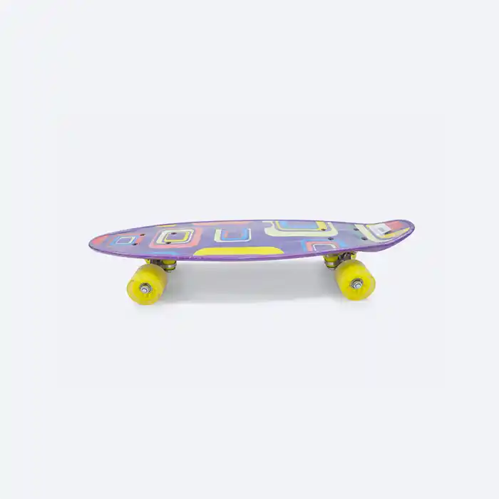 Skateboard Cruiser Enfant Rétro Violet - Qualité & Fun