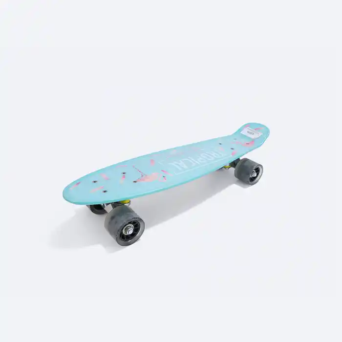 Skateboard Cruiser Flamingo Tropical Enfant - Sécurité & Fun
