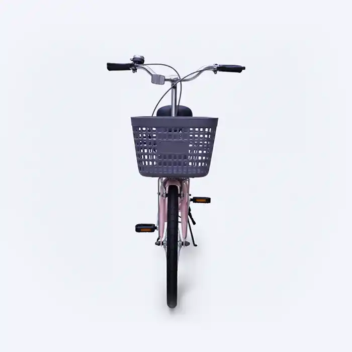 Vélo Urbain Enfant Rose avec Panier & Porte-Bagages - Sécurité & Qualité