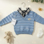 Pull b&eacute;b&eacute; coton doux avec chemise int&eacute;gr&eacute;e &ndash; Confort & &eacute;l&eacute;gance