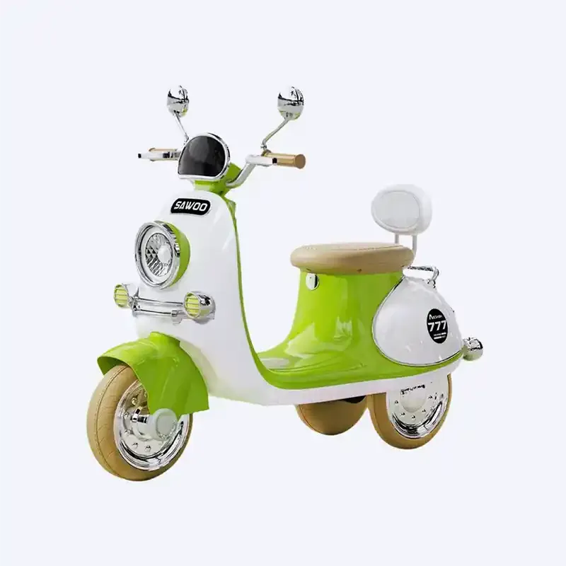 Moto &Eacute;lectrique pour Enfants &ndash; Batterie 12 V, Tricycle Rechargeable avec T&eacute;l&eacute;commande et Double Entra&icirc;nement
