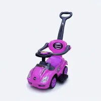 Baby Car 3 en 1 avec Canne – Musique, Lumières et Confort pour Bébé