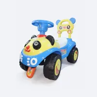 Porteur Bébé Panda Bleu Baby Mix – Jouet d'Éveil Éducatif et Sécurisé | Aide à la Marche