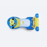 Porteur Bébé Panda Bleu Baby Mix – Jouet d'Éveil Éducatif et Sécurisé | Aide à la Marche