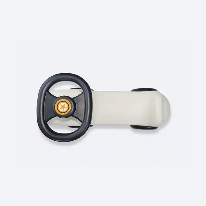 Porteur Bébé Rétro "Classic 1980" - Design Vintage & Sécurité