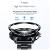 Kieslect Actor Leading Smartwatch with GPS+5ATM and Stunning Ceramic Bezel double Strap