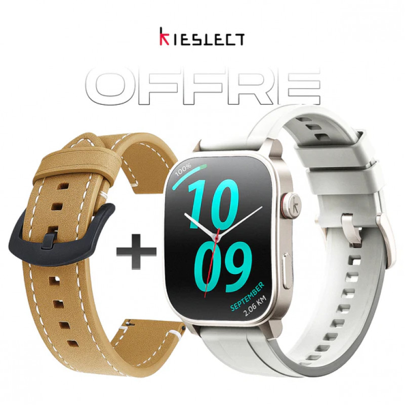 Kieslect KS3 ELITE GPS Positioning 5ATM Waterproof + ( Bracelet cuir offert )