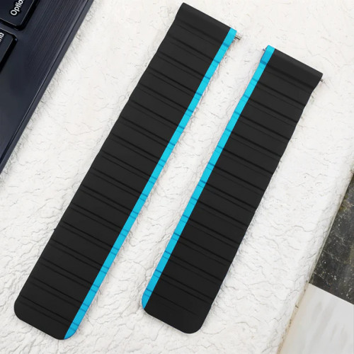 Strap kieslect Magnétique Noir Bleu Ciel Strap kieslect Magnétique Noir Bleu Ciel