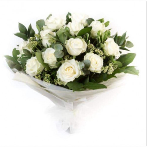 Bouquet Roses Blanche Bouquet Roses Blanche
