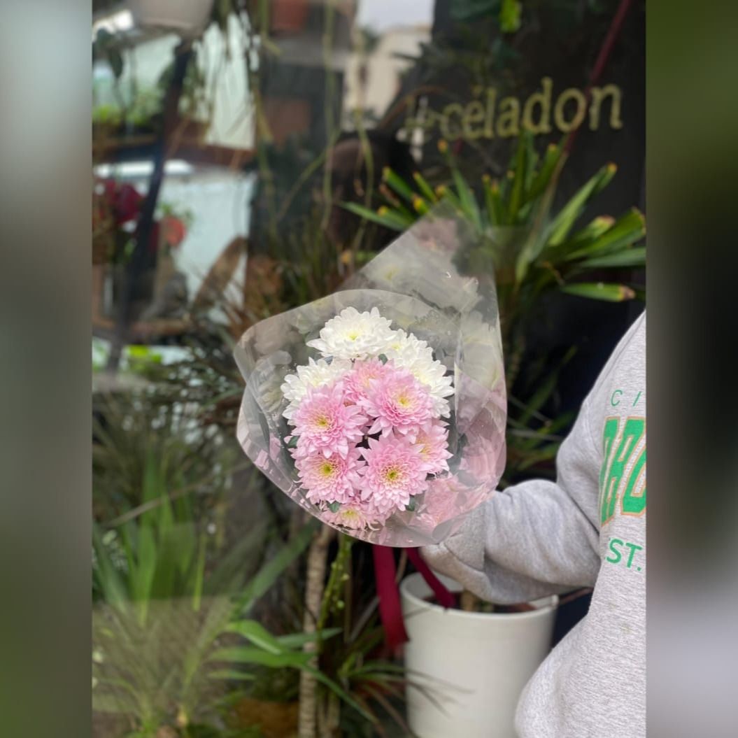 Bouquet élégance rosée