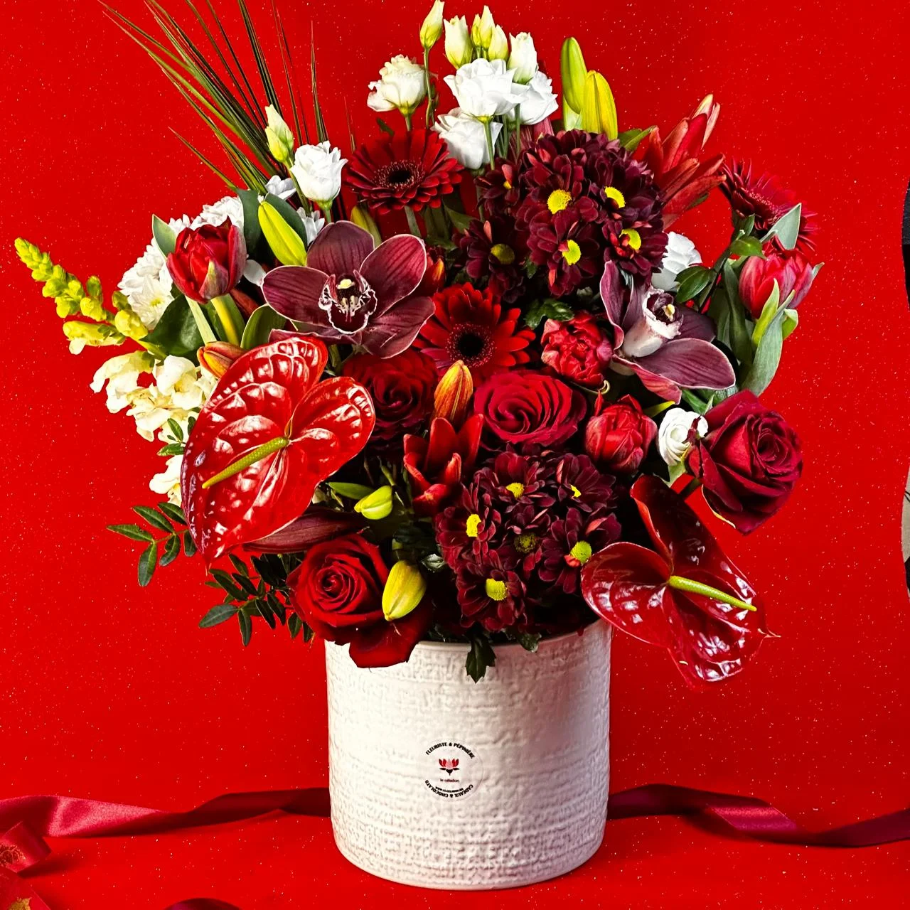 Composition Cœur Enflammé