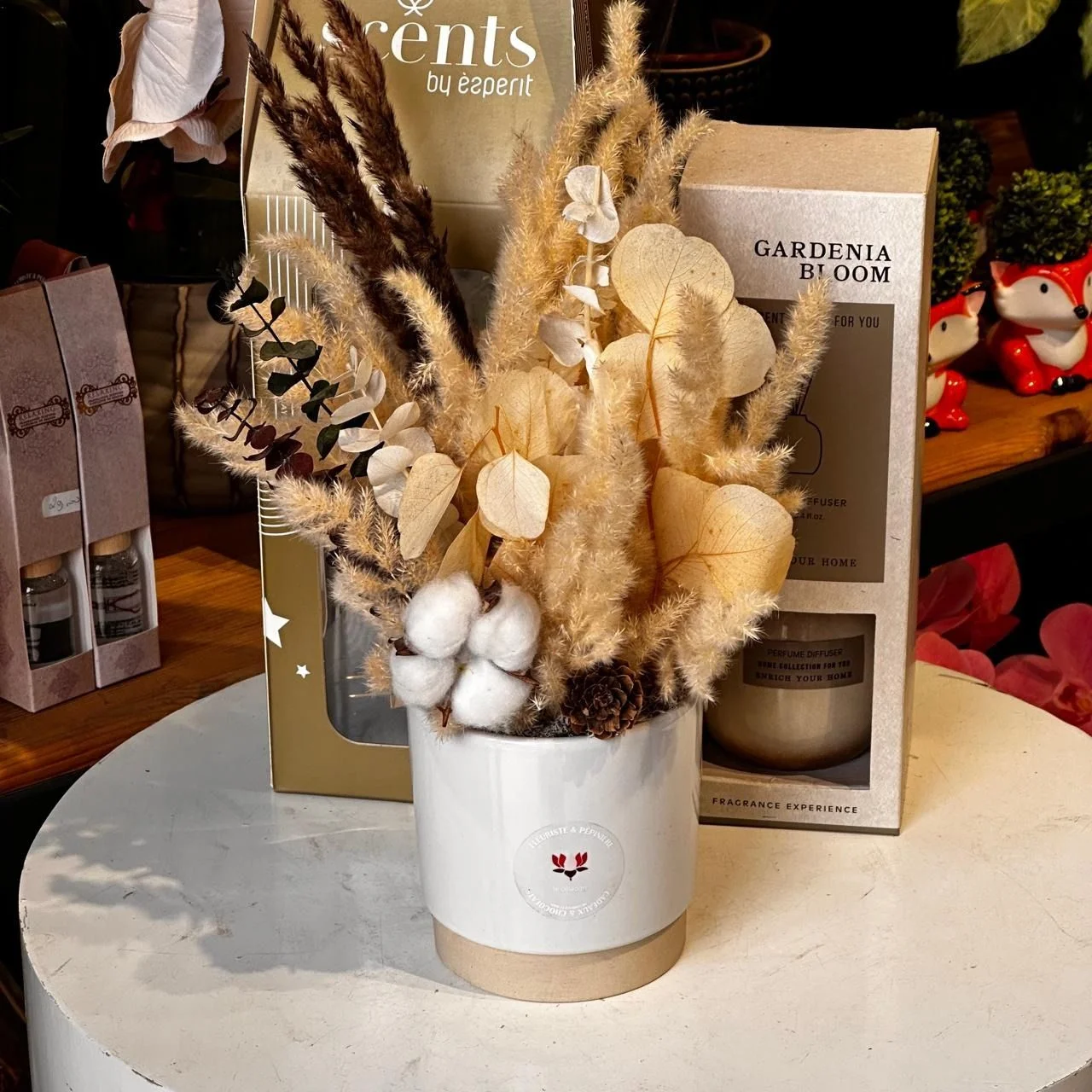 Composition Séchée au beige