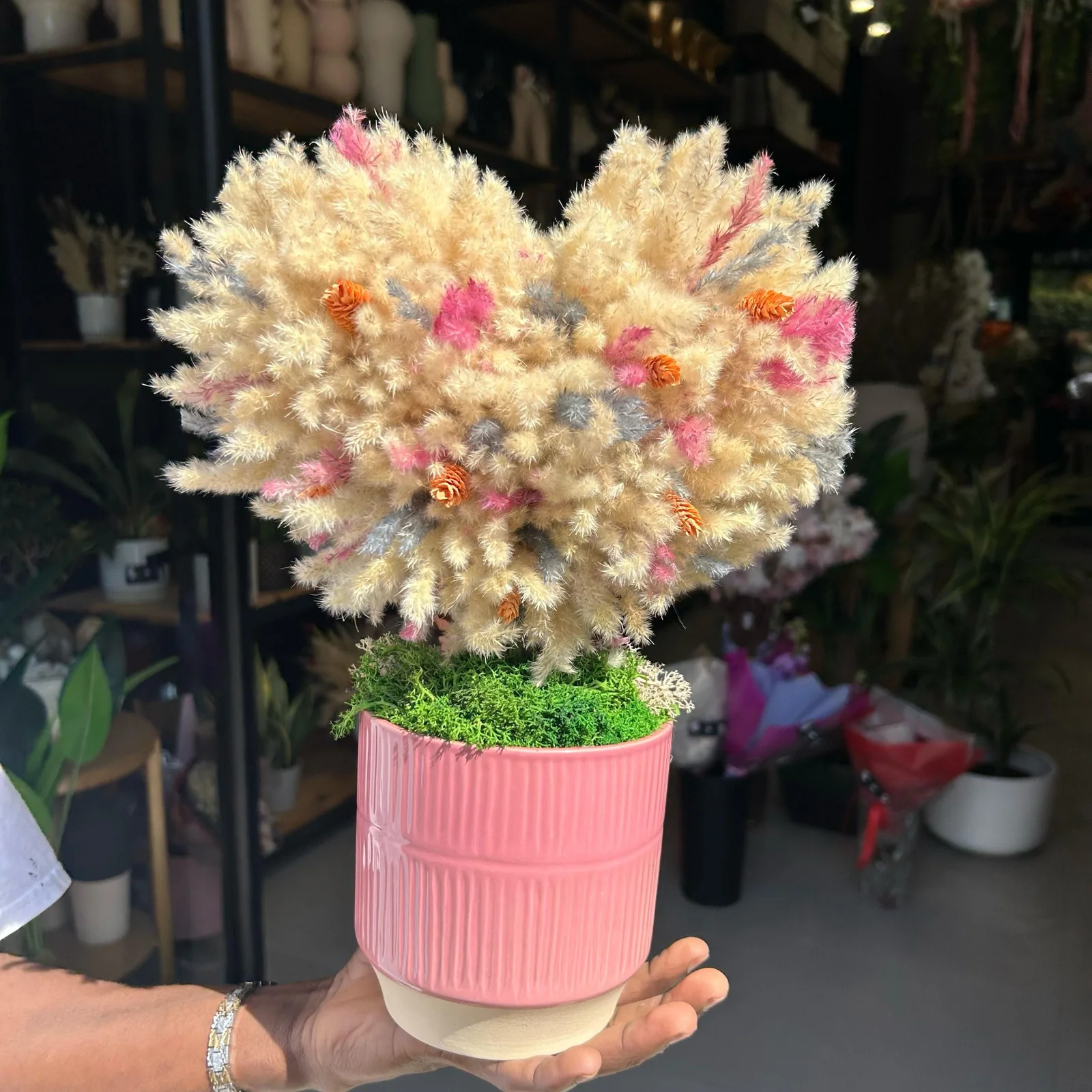 Le coeur Pastel seche