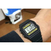 Casio – Montre masculin digitale au style vintage avec bracelet en résine noir – F-94WA-9