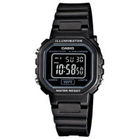 Casio – Montre enfant digitale noir en bracelet caoutchouc noir – LA-20WH-1BDF