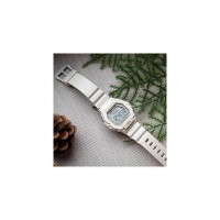 Casio – Montre sport idéal pour les petites poignées avec Compteur de pas – Blanche bracelet en résine blanc – LWS-2200H-8AV