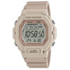 Casio – Montre sport idéal pour les petites poignées avec Compteur de pas en beige/rose – Bracelet résine – LWS-2200H-4AV