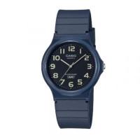 Casio – Bleu – Cadran noir – Classique en Silicone – Étanche  » Unisexe  » – MQ-24UC-2BDF