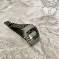 Casio -Vintage sport digitale bracelet noir caoutchouc – F-91WM-1BDF