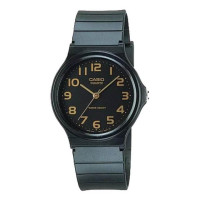 Casio – Montre classique en résine noir unisexe noir – Index chiffres – Facile à lire – Diamètre 34.9mm – MQ-24-1B2L