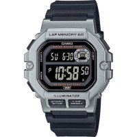 Casio – Boitier gris – Digits blanc sur noir – 100m Water Résistance – WS-1400H-1BVDF