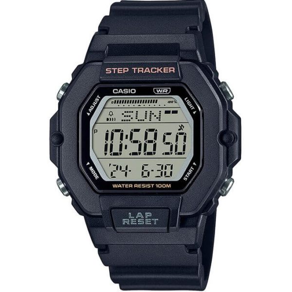 Casio – capteur de Nombre de pas- Étanche 100m – LED : orange – LWS-2200H-1AV