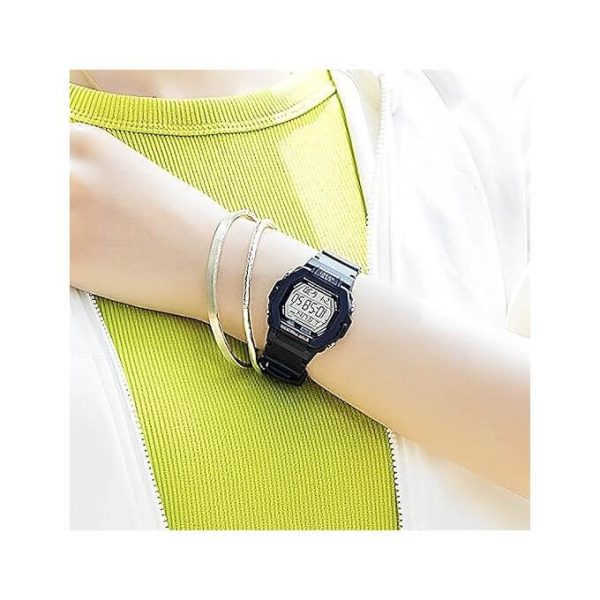 Casio – capteur de Nombre de pas- Étanche 100m – LED : orange – LWS-2200H-1AV