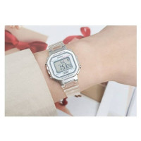 Casio – Très beau bracelet semi-transparent -Numérique – Étanche – chrono / alarme – LA-20WHS-7ADF