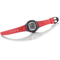 Casio 10-year battery life – Petit boitier – Bracelet en silicone rouge – LW-200-4AVDF