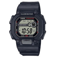 Casio – Noir – Dual Time – Bracelet extra longue -Étanche 100m – W-737HX-1AVDF