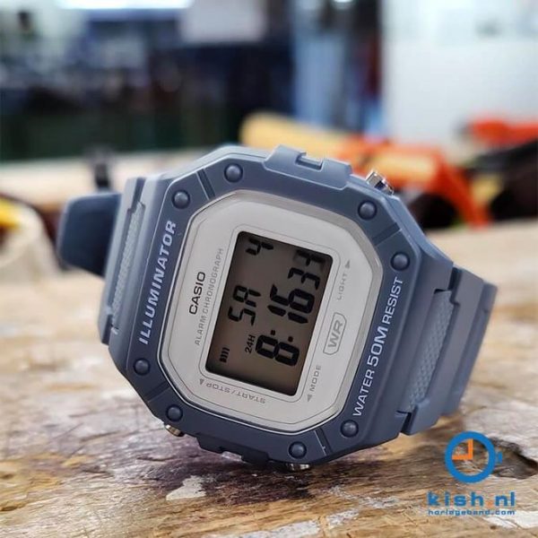 Casio Bleu-Ciel – Affichage digitale – Sport & Étanche – W-218HC-2AVDF