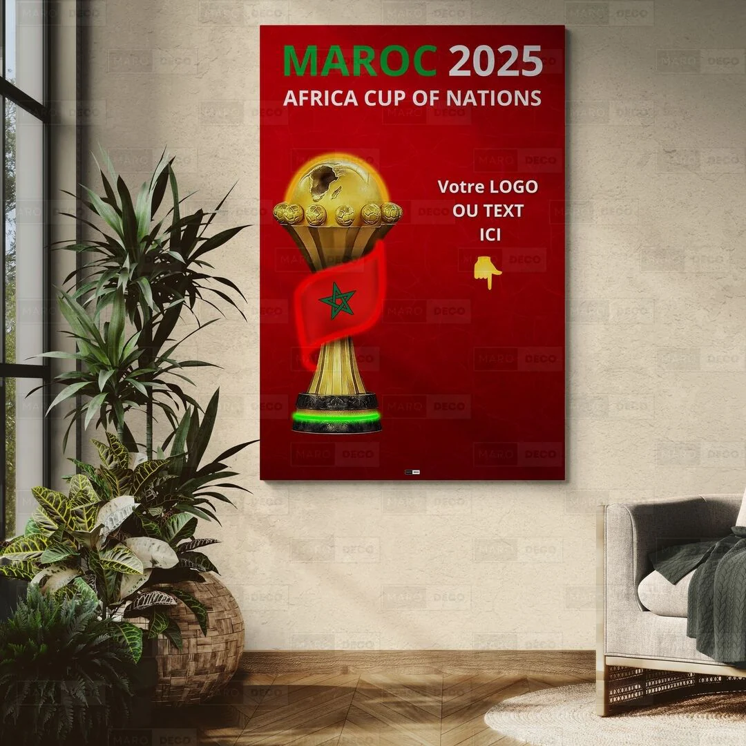Tableau LED Foot – Maroc 2025 Édition Royale