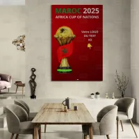 Tableau LED Foot – Maroc 2025 Édition Royale