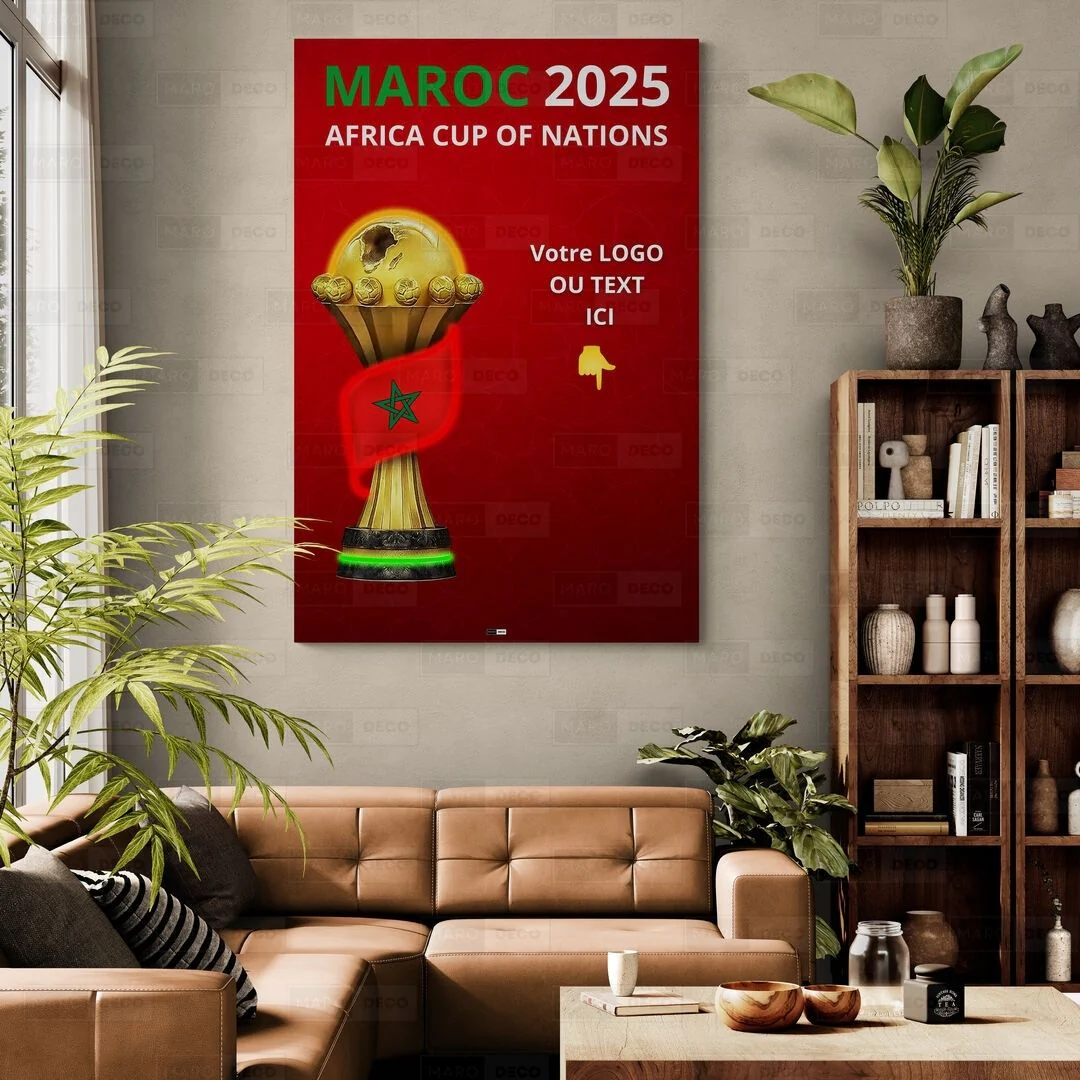 Tableau LED Foot – Maroc 2025 Édition Royale