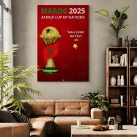 Tableau LED Foot – Maroc 2025 Édition Royale