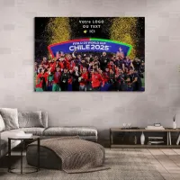 Tableau LED Foot – Champions U20 Maroc 2025