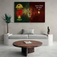 Tableau LED Foot – Lion du Maroc Split Édition