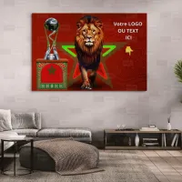 Tableau LED Foot – Lion Impérial Trophée FIFA