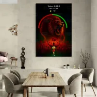 Tableau LED Foot – Lion Maroc Arc de Victoire