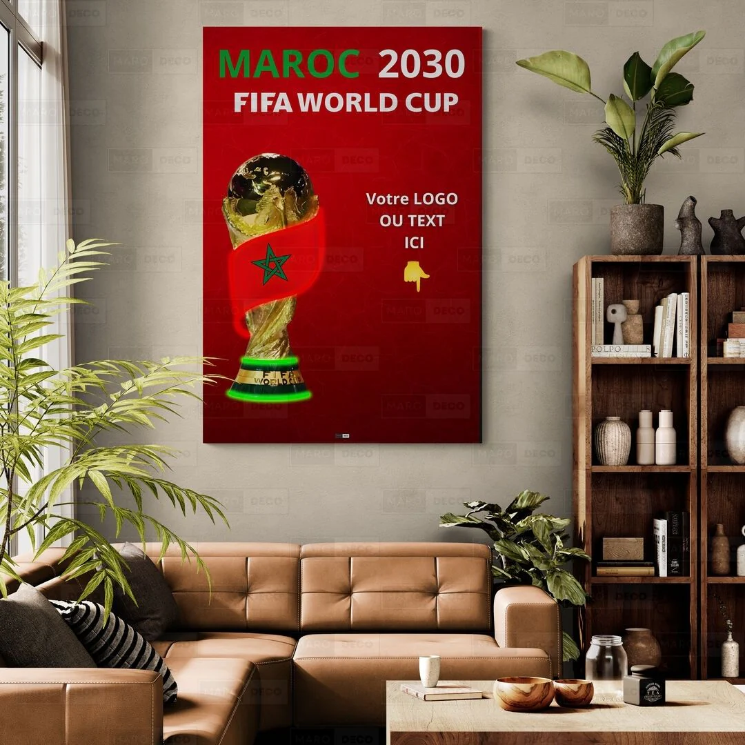 Tableau LED Foot – Coupe du Monde 2030 Maroc
