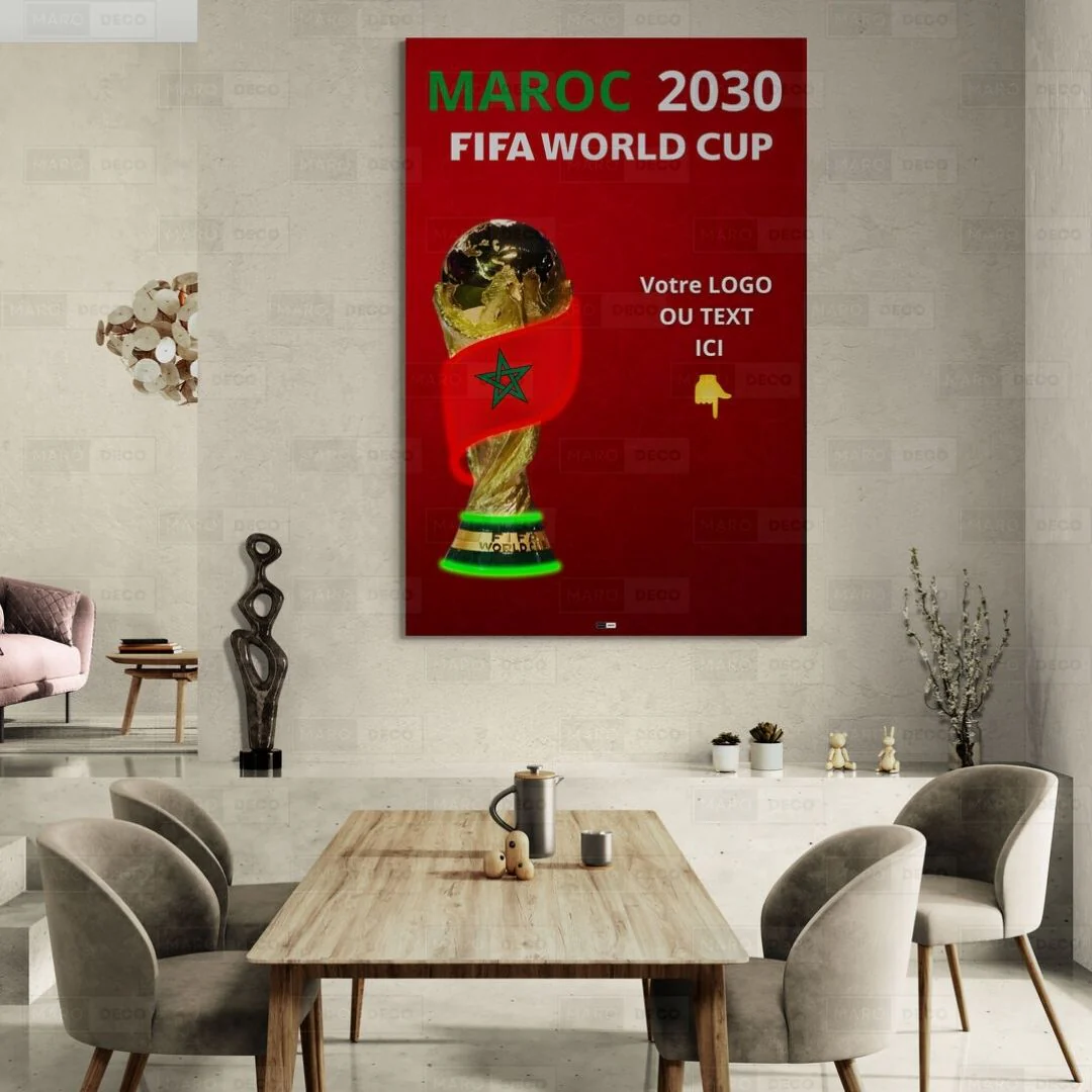 Tableau LED Foot – Coupe du Monde 2030 Maroc