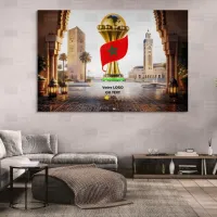 Tableau LED Foot – Édition Prestige CAN Maroc 2025