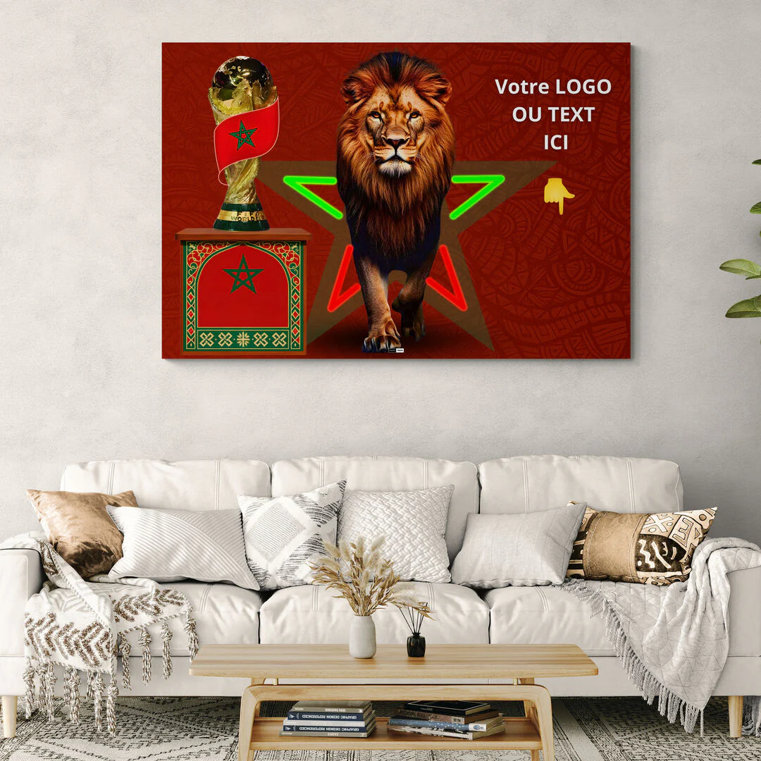 Tableau LED Foot – Lion Impérial Coupe Du Monde